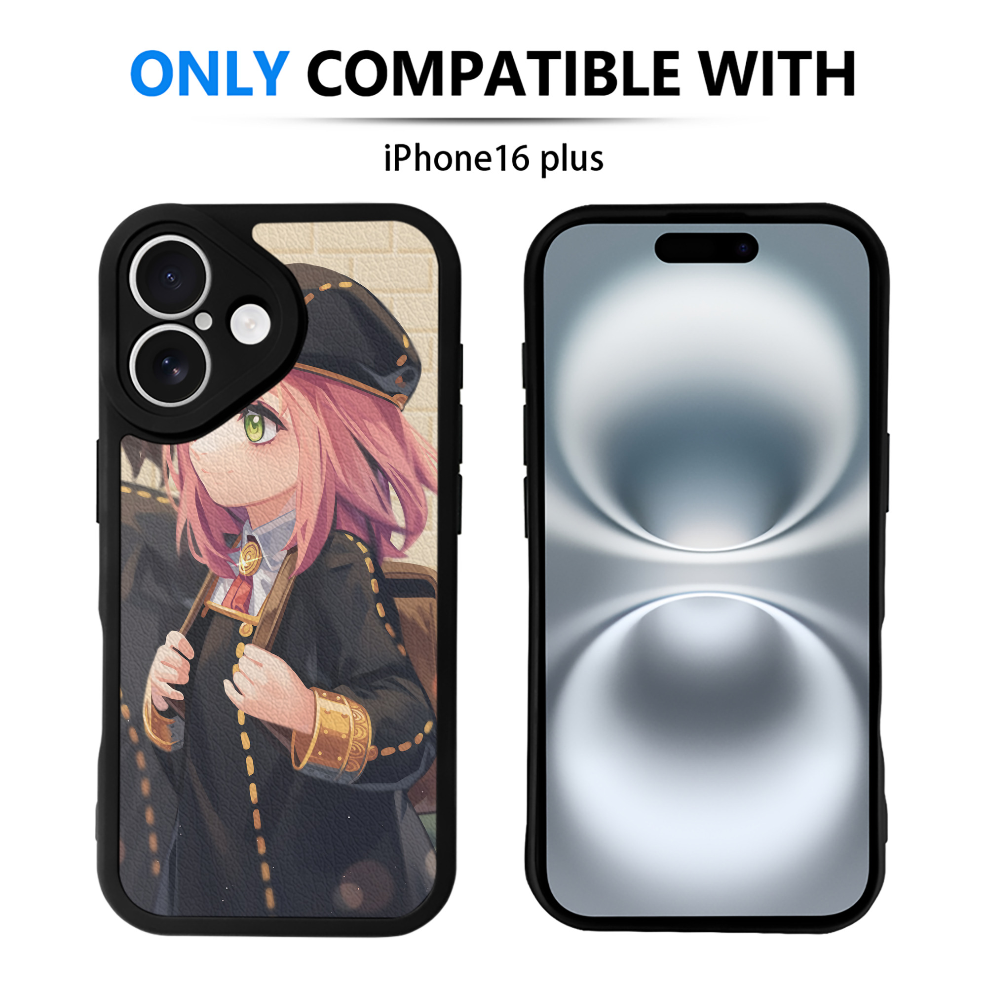 （画像用） SPY×FAMILY间谍家家酒 【iPhone 16シリーズ対応】シリコンスマホケース（レザー調） 材質：シリコン